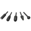 Rotary Tool Accessories Eazypower 5-Pieces 1/4 In. Shank Rotary Rasp Asst