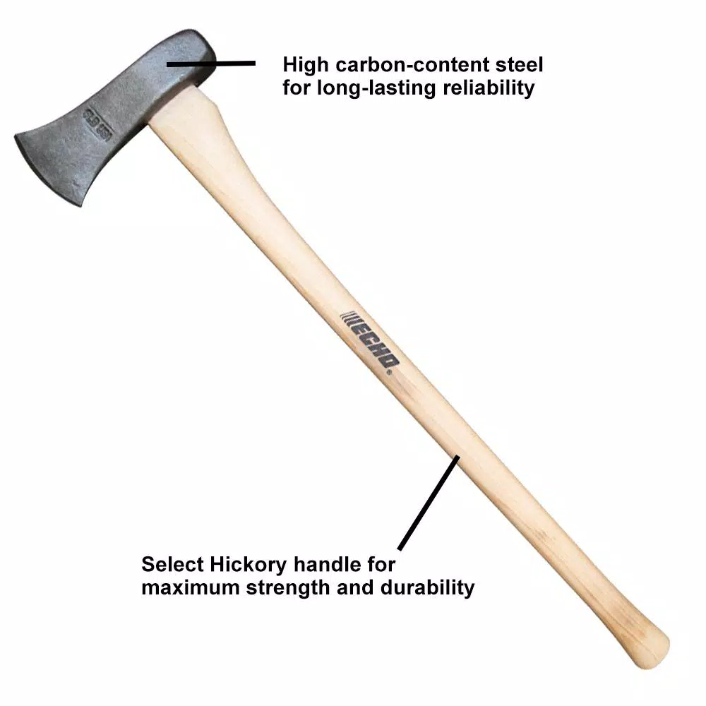 Cutting Tools ECHO 36 In. Hickory Handle Splitting Maul 4 Cutting Tools ECHO 36 In. Hickory Handle Splitting Maul - Image 2
