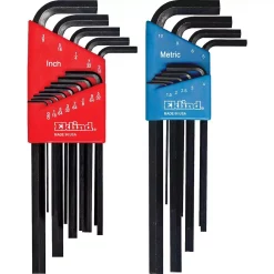 Hand Tool Sets Eklind Combination Hex-L Key Set Sizes 0.050 In. To 3/8 In. And Size 1.5 Mm To 10 Mm (22-Piece)