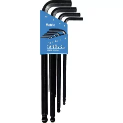 Hand Tool Sets Eklind Long Series Ball-Hex-L Key Set With Holder Size 1.5 Mm To 10 Mm (9-Piece)
