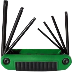 Hand Tool Sets Eklind Security Series Ergo-Fold Fold-up Set With Ergonomic Handle Torx Sizes T10 T40 (7-Piece)
