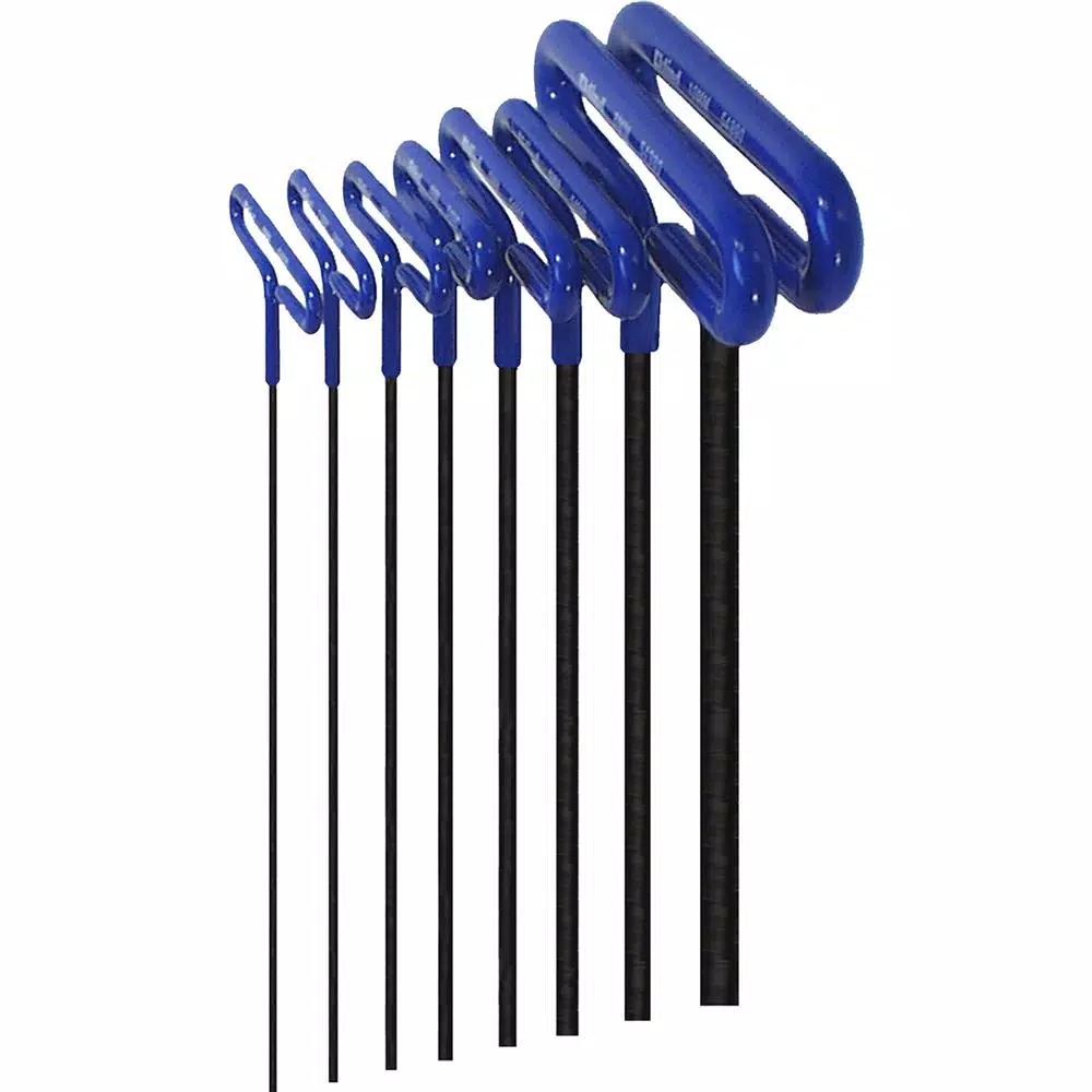 Hand Tool Sets Eklind 9 In. Series Cushion Grip Hex T-Key Set With Pouch Size 2 Mm To 10 Mm (8-Piece) 3 Hand Tool Sets Eklind 9 In. Series Cushion Grip Hex T-Key Set With Pouch Size 2 Mm To 10 Mm (8-Piece)