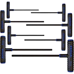 Hand Tool Sets Eklind 9 In. Series Power-T T-Handle Hex Key Set With Pouch Size 2 Mm To 10 Mm (8-Piece)