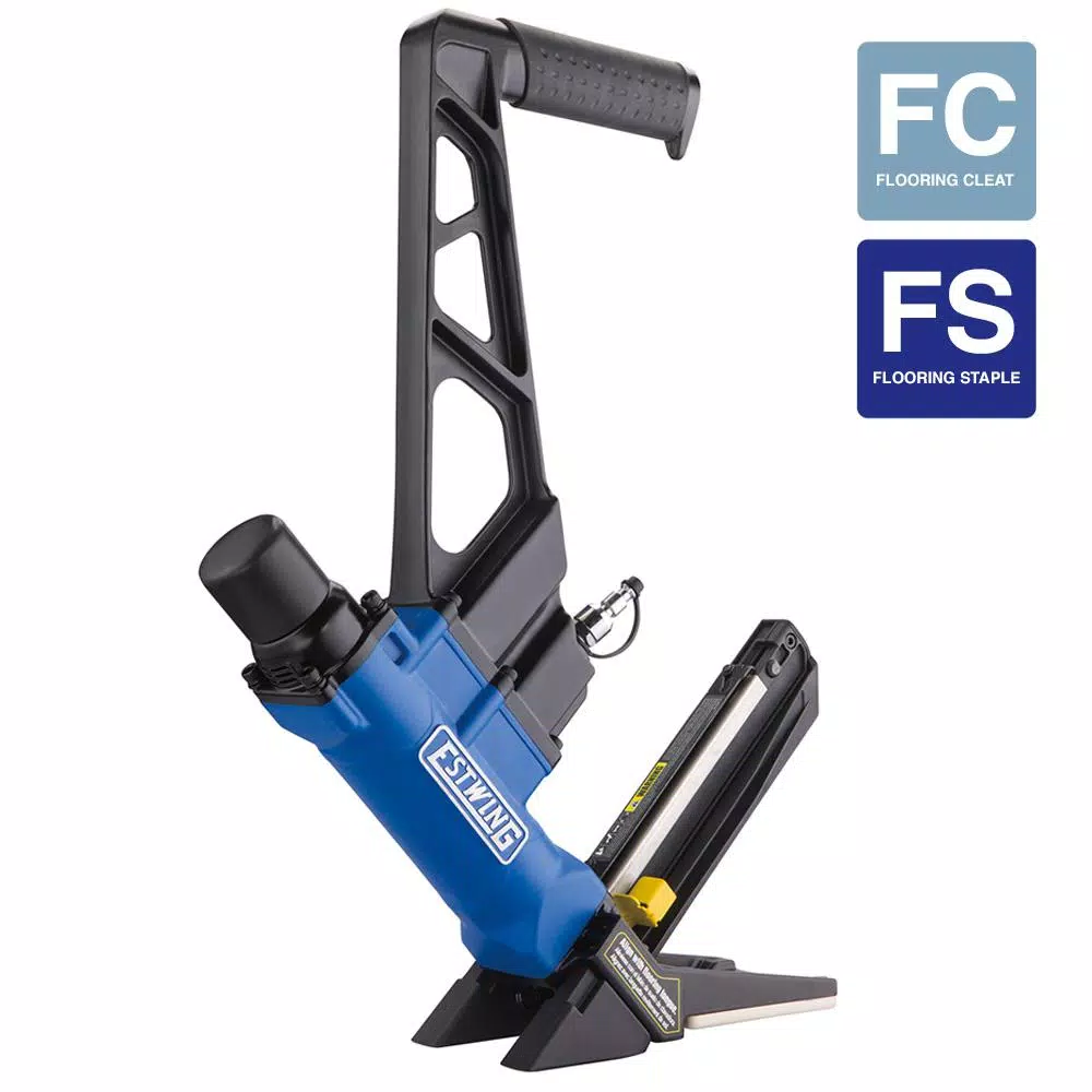 Nail Guns Estwing Pneumatic 2-in-1 15.5-Gauge And 16-Gauge 2 In. Flooring Nailer And Stapler With Bag 4 Nail Guns Estwing Pneumatic 2-in-1 15.5-Gauge And 16-Gauge 2 In. Flooring Nailer And Stapler With Bag - Image 2