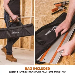 Saw Tracks Evolution Power Tools 55 In. Circular Saw Track With Clamps, Glide Strips And Carry Bag -Deals Power Tool Accessories Store evolution power tools saw tracks st1400 1d 1000