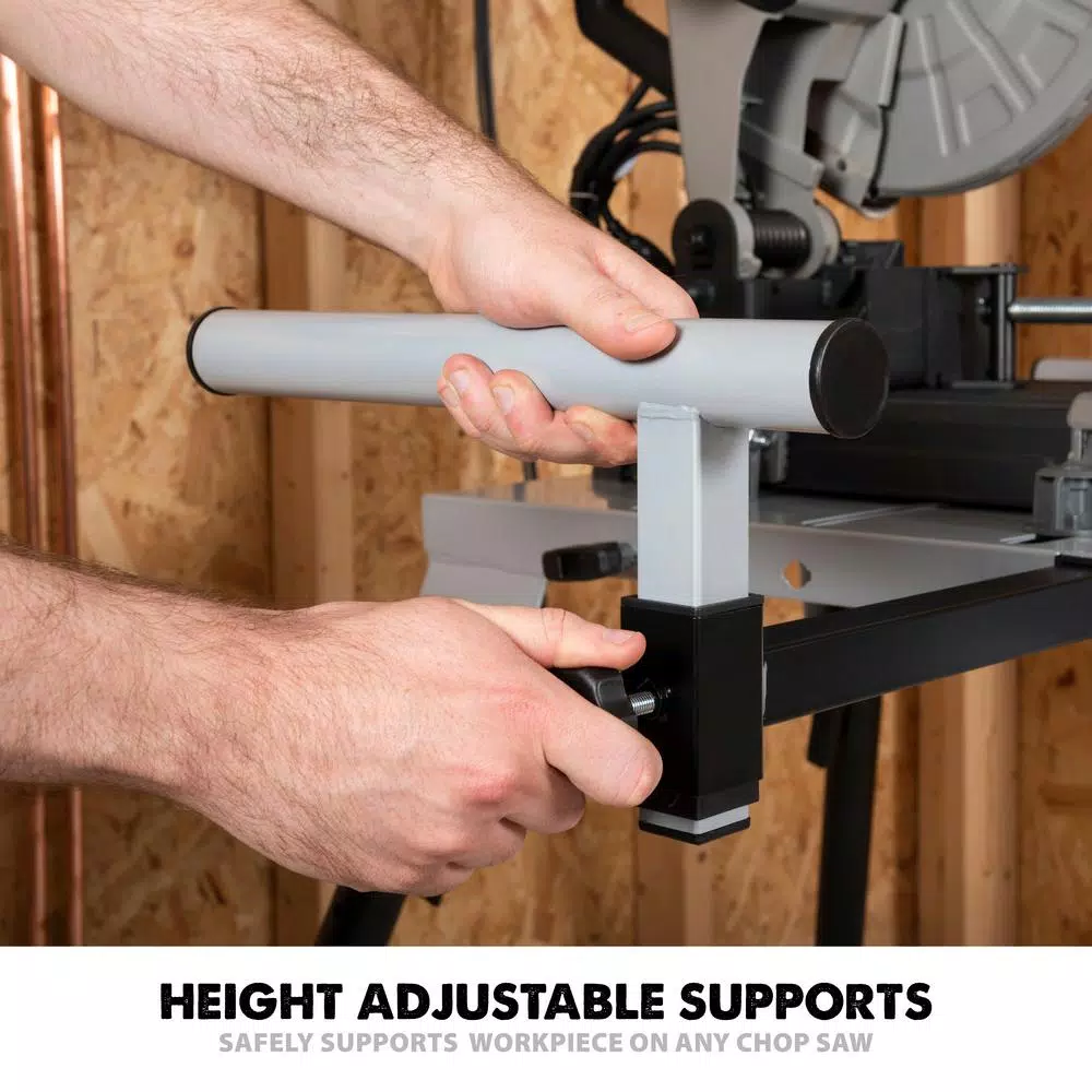 Tool Stands Evolution Power Tools 32-3/32 In. X 23-5/8 In. Universal Heavy-Duty Stationary Chop Saw Stand 9 Tool Stands Evolution Power Tools 32-3/32 In. X 23-5/8 In. Universal Heavy-Duty Stationary Chop Saw Stand - Image 7