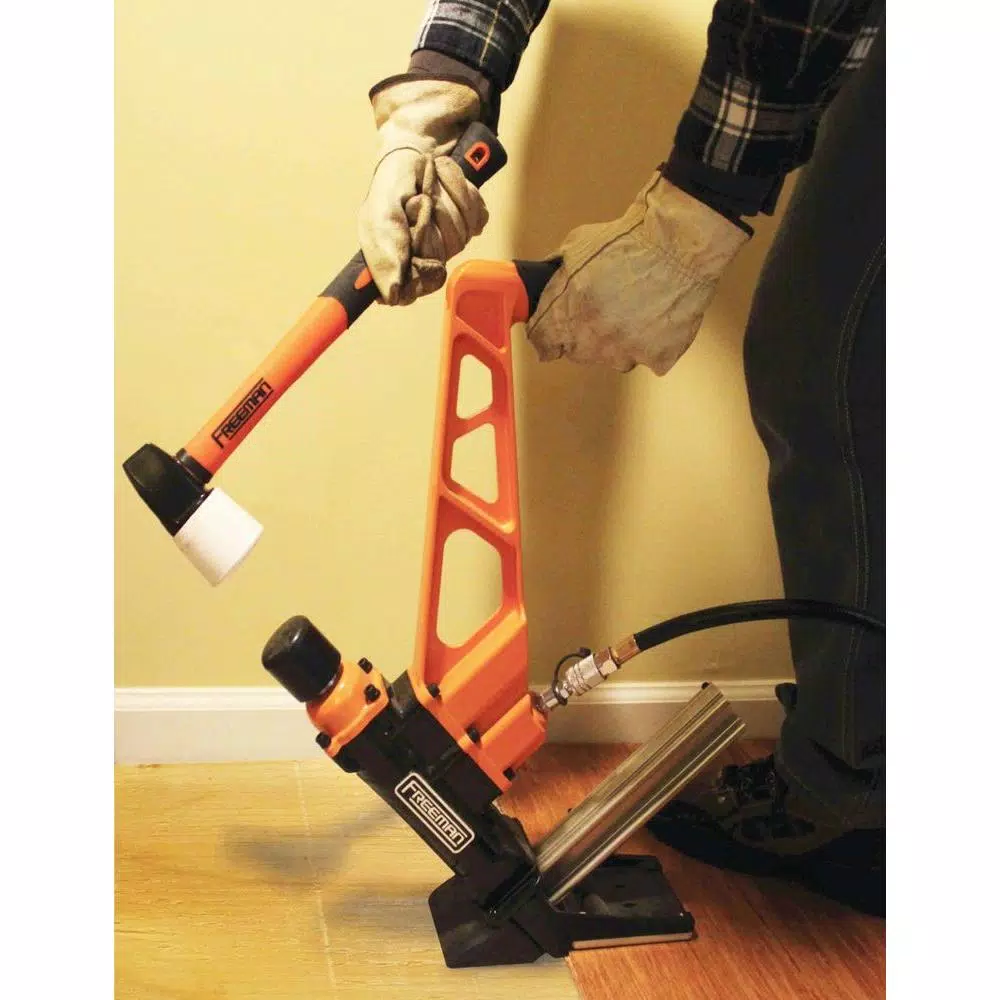 Nail Guns Freeman Pneumatic 3-in-1 15.5-Gauge And 16-Gauge 2 In. Flooring Nailer And Stapler With Quick Jam Release 4 Nail Guns Freeman Pneumatic 3-in-1 15.5-Gauge And 16-Gauge 2 In. Flooring Nailer And Stapler With Quick Jam Release - Image 2