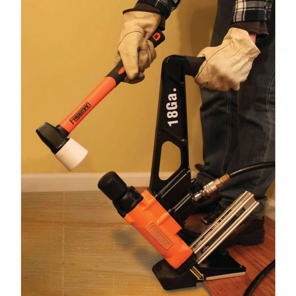 Nail Guns Freeman Pneumatic 18-Gauge 1-3/4 In. L-Cleat Flooring Nailer 8 Nail Guns Freeman Pneumatic 18-Gauge 1-3/4 In. L-Cleat Flooring Nailer - Image 6