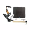 Nail Guns Freeman Pneumatic 3-in-1 15.5-Gauge Flooring Stapler And 16-Gauge 2 In. Flooring Nailer With Case