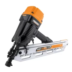 Nail Guns Freeman Pneumatic 34 Degree 3-1/2 In. Clipped Head Framing Nailer