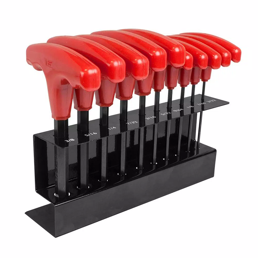 Hex Keys Freeman 10-Piece T-Handle SAE Hex Wrench Set With Metal Stand 3 Hex Keys Freeman 10-Piece T-Handle SAE Hex Wrench Set With Metal Stand