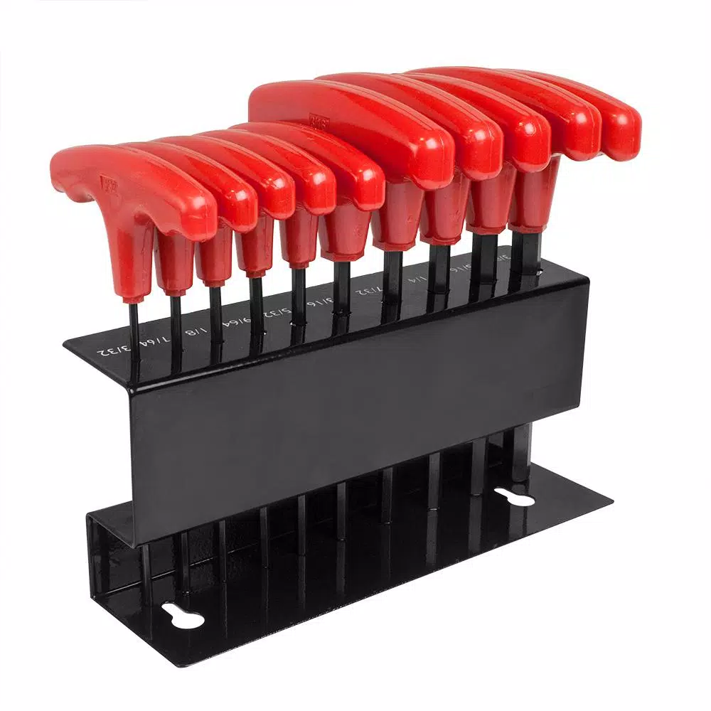 Hex Keys Freeman 10-Piece T-Handle SAE Hex Wrench Set With Metal Stand 4 Hex Keys Freeman 10-Piece T-Handle SAE Hex Wrench Set With Metal Stand - Image 2