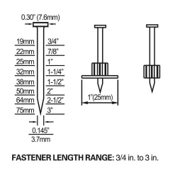 Nail Guns Freeman Pneumatic 3 In. Single Pin Concrete Nailer With Case 19 Nail Guns Freeman Pneumatic 3 In. Single Pin Concrete Nailer With Case -Deals Power Tool Accessories Store freeman specialty nailers psscp 76 1000