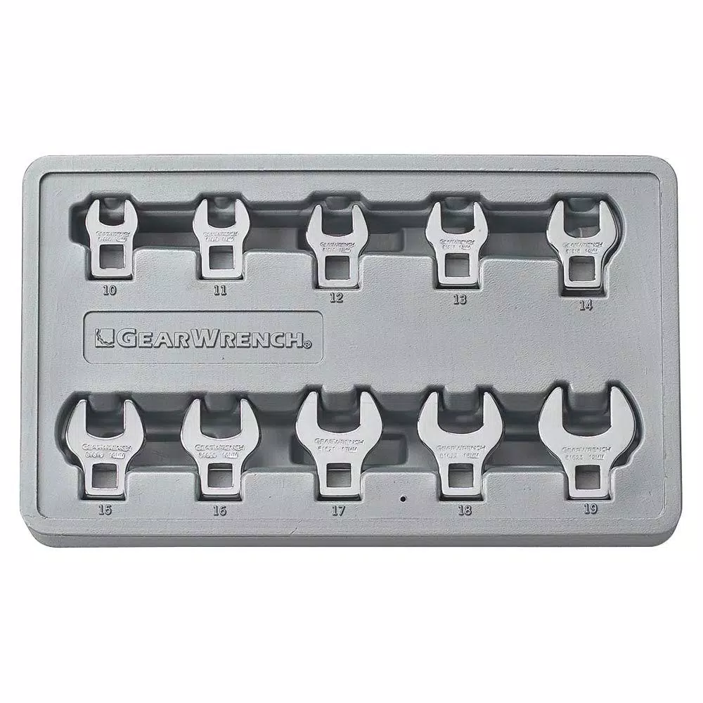 Wrenches GEARWRENCH Metric Crowfoot Wrench Set (10-Piece) 3 Wrenches GEARWRENCH Metric Crowfoot Wrench Set (10-Piece)