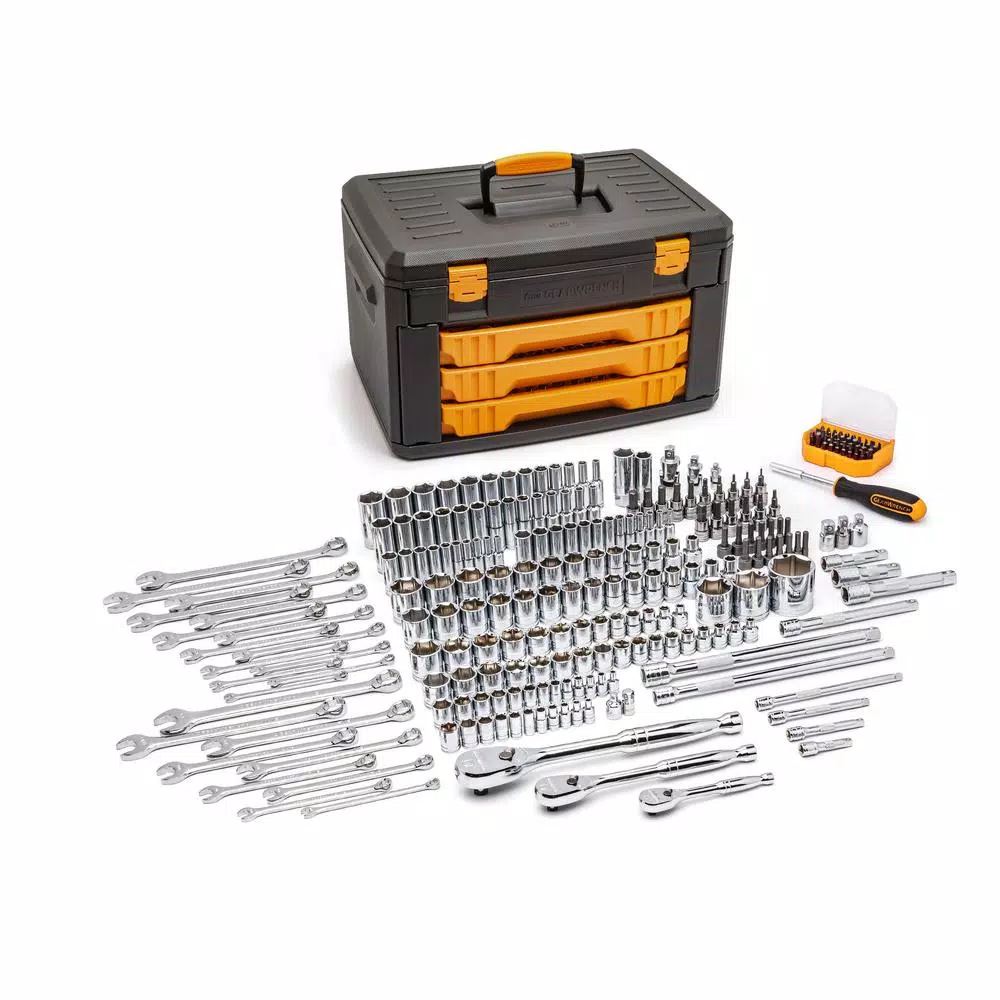 Hand Tool Sets GEARWRENCH 6-Point Mechanics Tool Set In 3-Drawer Storage Box (243-Piece) 6 Hand Tool Sets GEARWRENCH 6-Point Mechanics Tool Set In 3-Drawer Storage Box (243-Piece) - Image 4