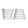 Hand Tool Sets GEARWRENCH 12-Point SAE/Metric Reversible Ratcheting Combination Wrench Set (14-Piece)