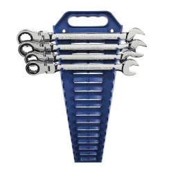 Hand Tool Sets GEARWRENCH Flex-Head Ratcheting Combination Wrench Set (4-Piece)