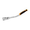 Ratchets & Sockets GEARWRENCH 3/8 In. Drive 90 Tooth Dual Material 12-1/4 In. Offset Flex Head Teardrop Ratchet