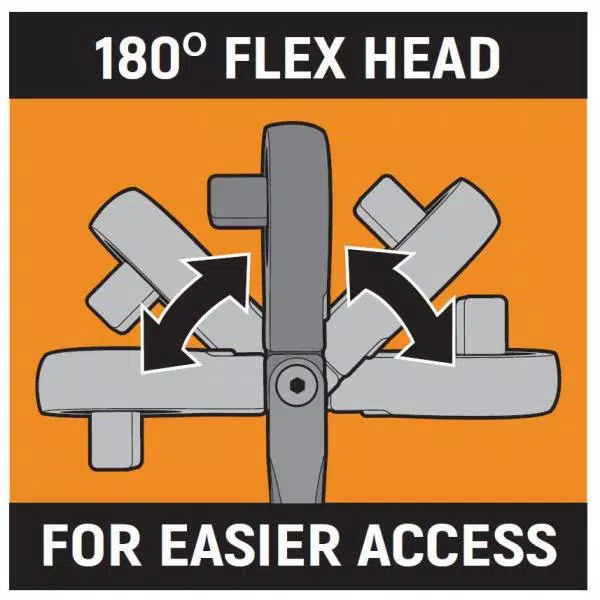 Ratchets & Sockets GEARWRENCH 3/8 In. Drive 90 Tooth 11 In. Locking Flex Head Teardrop Ratchet 10 Ratchets & Sockets GEARWRENCH 3/8 In. Drive 90 Tooth 11 In. Locking Flex Head Teardrop Ratchet - Image 8