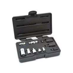 Hand Tool Sets GEARWRENCH 1/4 In. And 3/8 In. And 1/2 In. Drive Universal Joint And Adapter Set (10-Piece)
