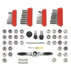 Taps & Dies GEARWRENCH SAE/Metric Ratcheting Tap And Die Set (75-Piece) -Deals Power Tool Accessories Store gearwrench taps 3887 e1 1000