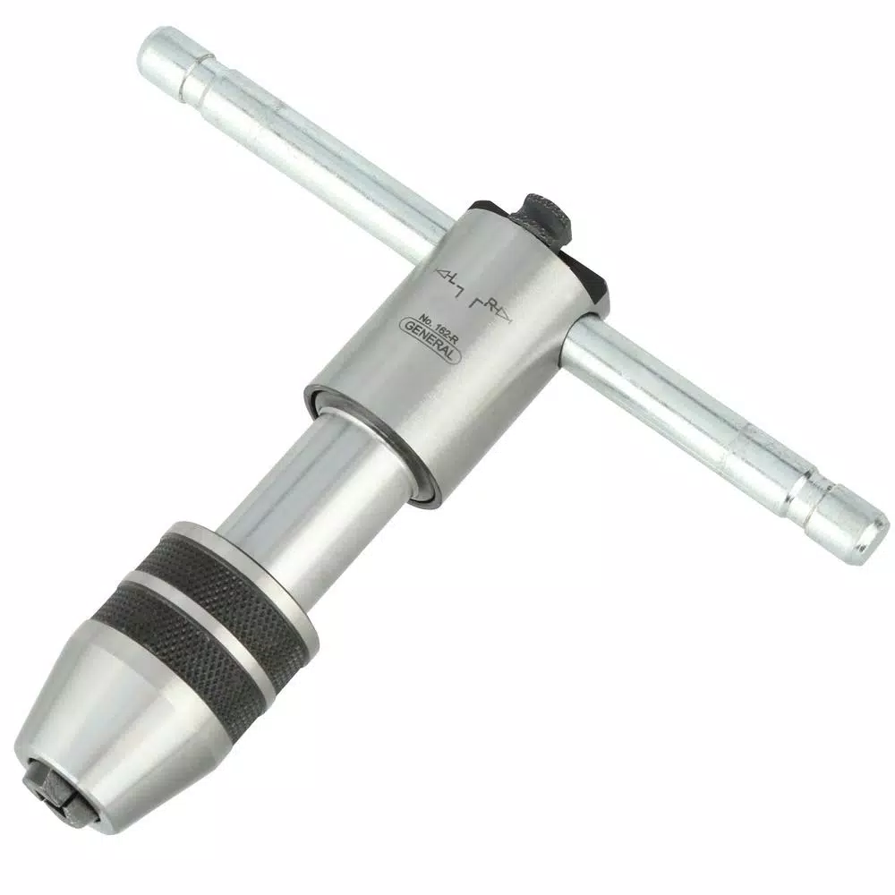 Taps & Dies General Tools 12-1/2 In. Ratchet Tap Wrench 7 Taps & Dies General Tools 12-1/2 In. Ratchet Tap Wrench - Image 5