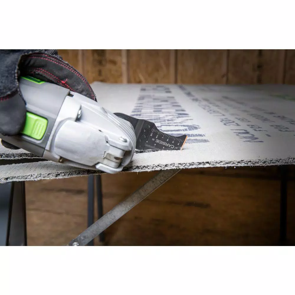 Oscillating Tool Attachments Genesis Universal 1-3/8 In. Quick-Fit Carbide Oscillating Multi-Tool Quick-Release Carbide Flush Cut Blade 5 Oscillating Tool Attachments Genesis Universal 1-3/8 In. Quick-Fit Carbide Oscillating Multi-Tool Quick-Release Carbide Flush Cut Blade - Image 3