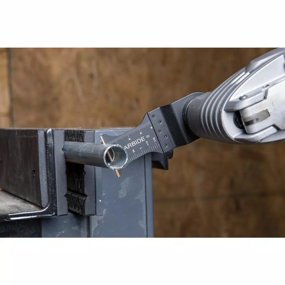 Oscillating Tool Attachments Genesis Universal 1-3/8 In. Quick-Fit Carbide Oscillating Multi-Tool Quick-Release Carbide Flush Cut Blade 8 Oscillating Tool Attachments Genesis Universal 1-3/8 In. Quick-Fit Carbide Oscillating Multi-Tool Quick-Release Carbide Flush Cut Blade - Image 6