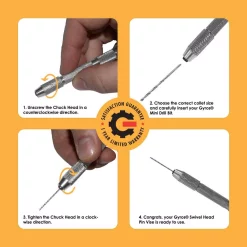 Tool Accessories Gyros Swivel Head Pin Vise With 2 Collets 11 Tool Accessories Gyros Swivel Head Pin Vise With 2 Collets -Deals Power Tool Accessories Store gyros tool accessories 97 01818 1f 1000