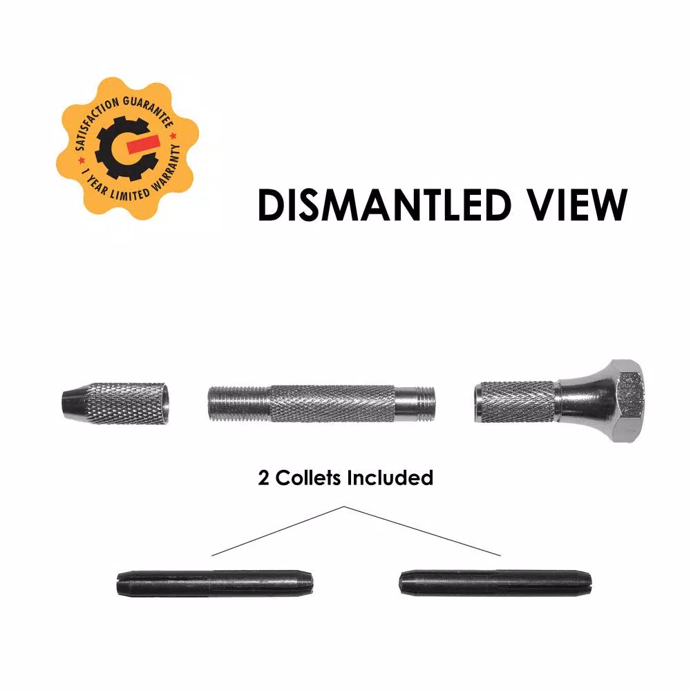 Tool Accessories Gyros Swivel Head Pin Vise With 2 Collets 5 Tool Accessories Gyros Swivel Head Pin Vise With 2 Collets - Image 3