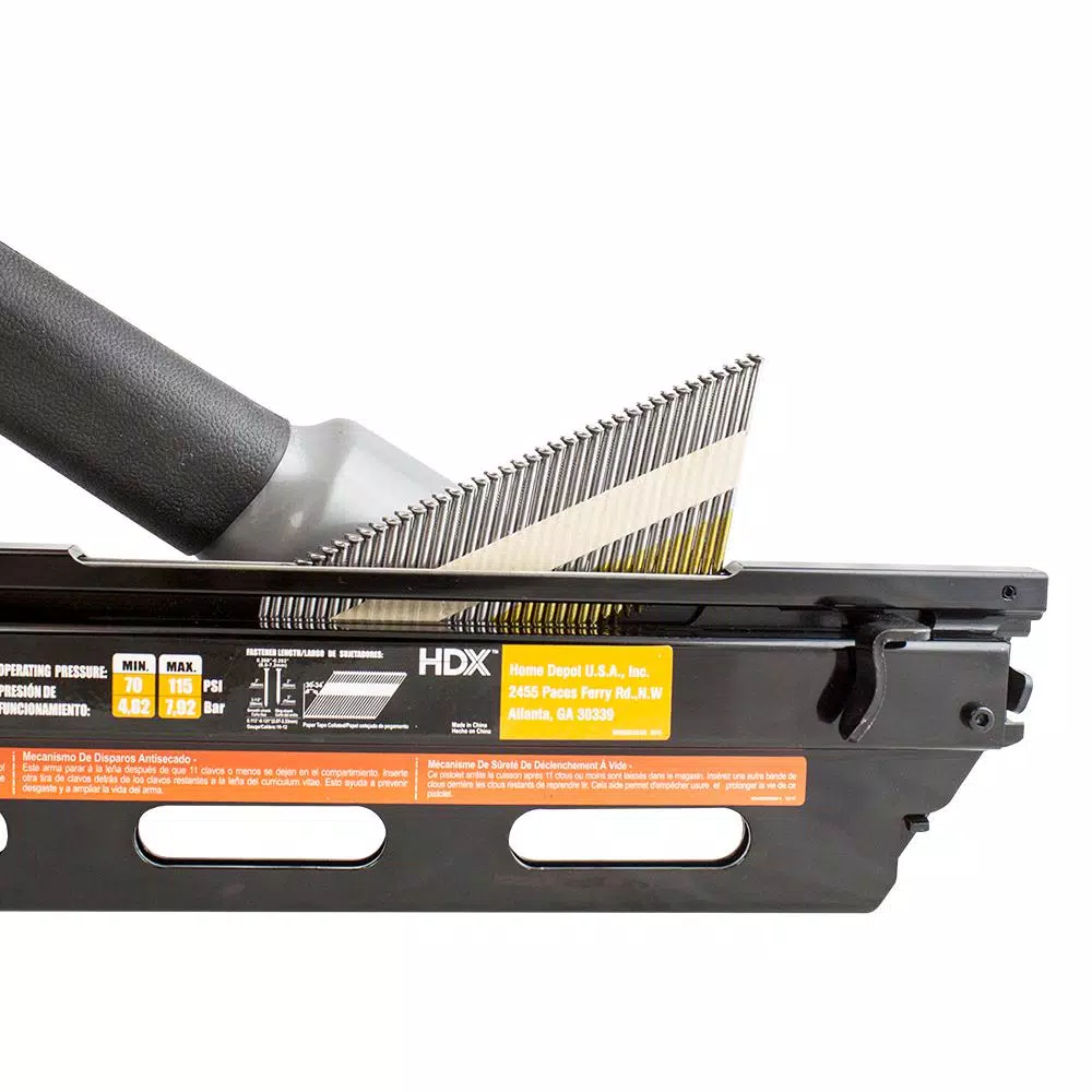 Nail Guns HDX 34° Corded Pneumatic Clipped Head Framing Nailer 5 Nail Guns HDX 34° Corded Pneumatic Clipped Head Framing Nailer - Image 3