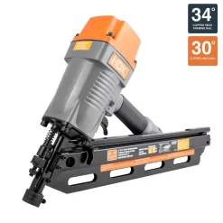 Nail Guns HDX 34° Corded Pneumatic Clipped Head Framing Nailer 13 Nail Guns HDX 34° Corded Pneumatic Clipped Head Framing Nailer -Deals Power Tool Accessories Store hdx finishing nailers hdxfr3490 66 1000