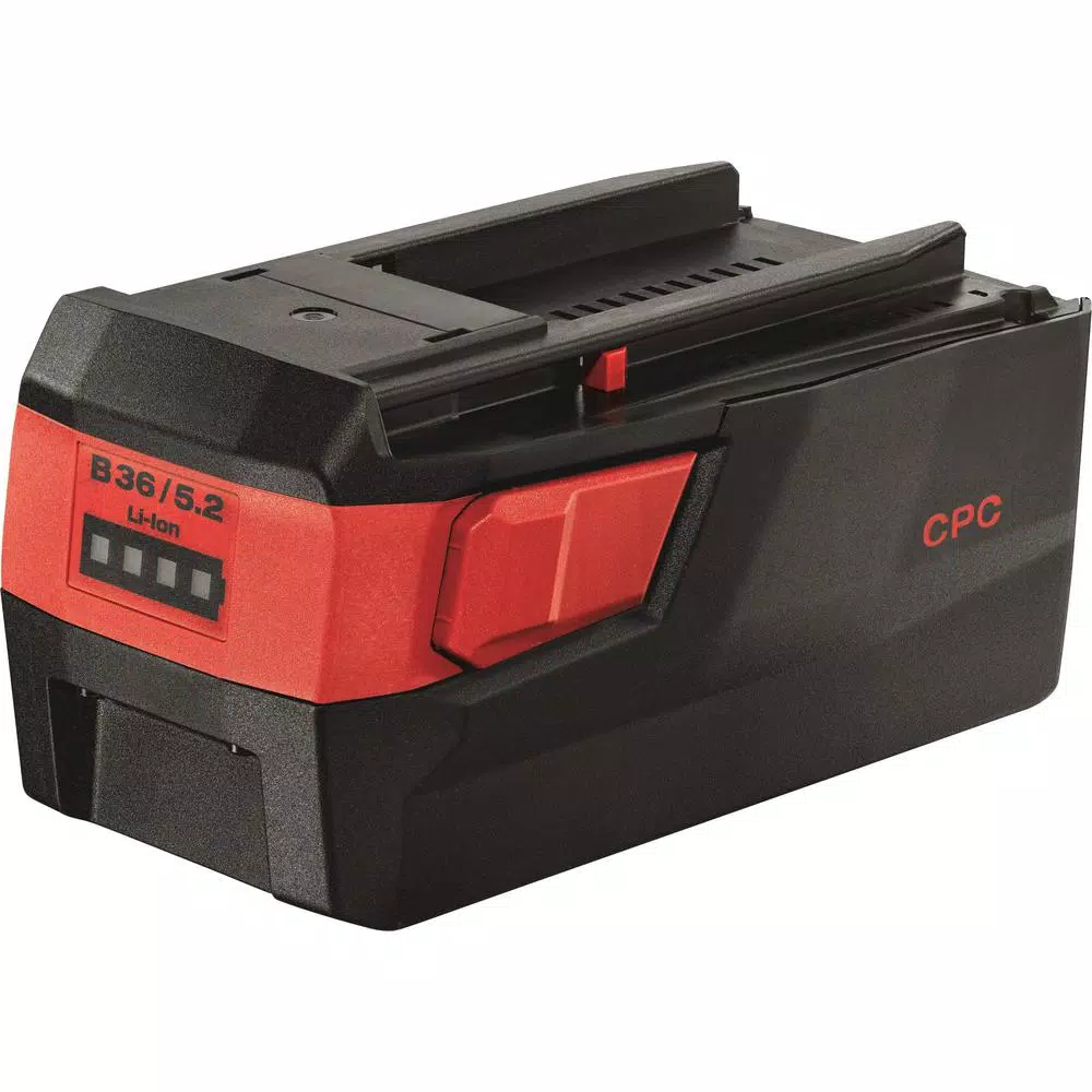 Power Tool Batteries Hilti 36-Volt Lithium-Ion Battery Pack B36/5.2 Ah 3 Power Tool Batteries Hilti 36-Volt Lithium-Ion Battery Pack B36/5.2 Ah