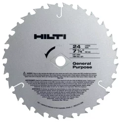 Hilti W-CSC 7-1/4 In. X 24-Teeth General Purpose Circular Saw Blades Contractor’s (50-Pack)