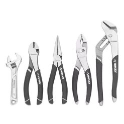 Husky 7 In. Diagonal Pliers, 8 In. Nose Pliers, 8 In. Slip Joint Pliers, 10 In. Groove Joint Pliers