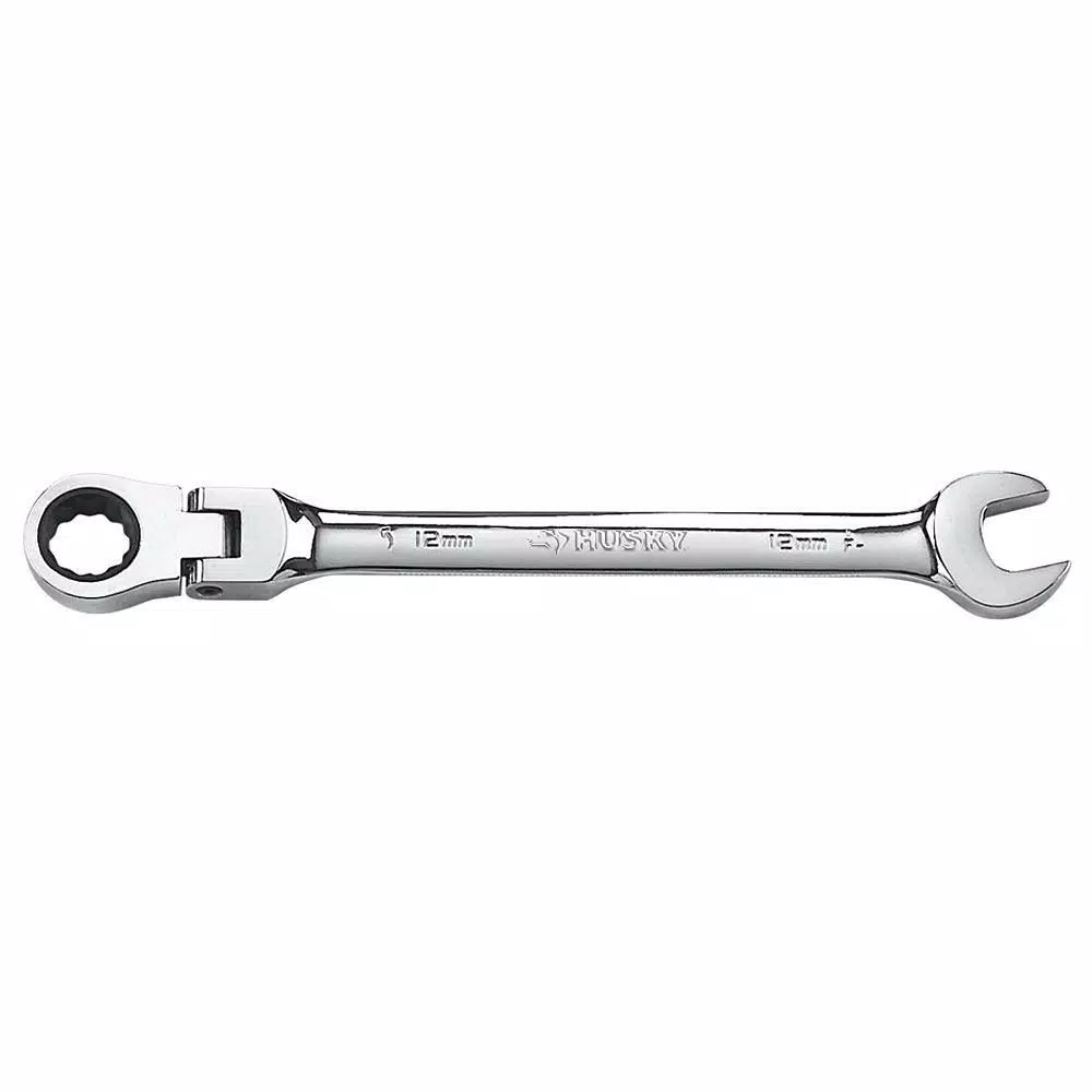 Wrenches Husky 12 Mm Flex Head Ratcheting Combination Wrench 3 Wrenches Husky 12 Mm Flex Head Ratcheting Combination Wrench