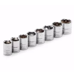 Hand Tool Sets Husky 3/8 In. Drive Ratchet And SAE/Metric Standard Socket Set (18-Piece) -Deals Power Tool Accessories Store husky ratchet socket sets h3d18sws 66 1000