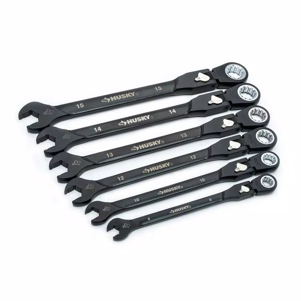 Hand Tool Sets Husky 100-Position Flex-Head Ratcheting Wrench Set Metric (6-Piece) 3 Hand Tool Sets Husky 100-Position Flex-Head Ratcheting Wrench Set Metric (6-Piece)