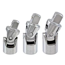 Hand Tool Sets Husky 1/4, 3/8 And 1/2 In. Universal Joint Set (3-Piece)