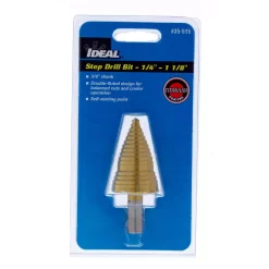 Drill Bits Ideal Step Drill Bit, 1/4 In. – 1 1/8 In. -Deals Power Tool Accessories Store ideal step drill bits 35 515 c3 1000