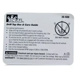 Taps & Dies Ideal Standard Drill/Tap Kit (6-Piece) 17 Taps & Dies Ideal Standard Drill/Tap Kit (6-Piece) -Deals Power Tool Accessories Store ideal taps 36 600 1f 1000