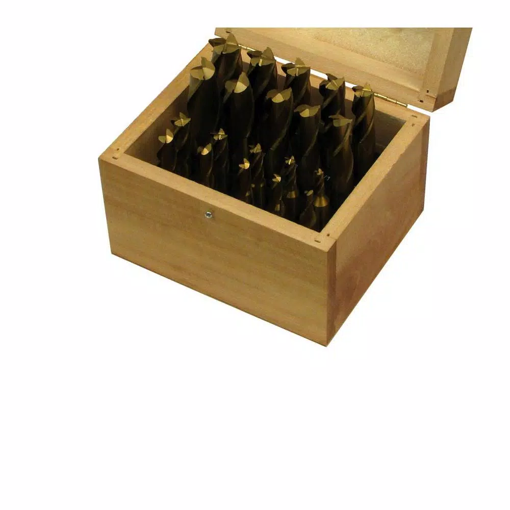 Woodworking Tool Accessories Jet Tin Coated Single End Mill Set (20-Piece) 4 Woodworking Tool Accessories Jet Tin Coated Single End Mill Set (20-Piece) - Image 2