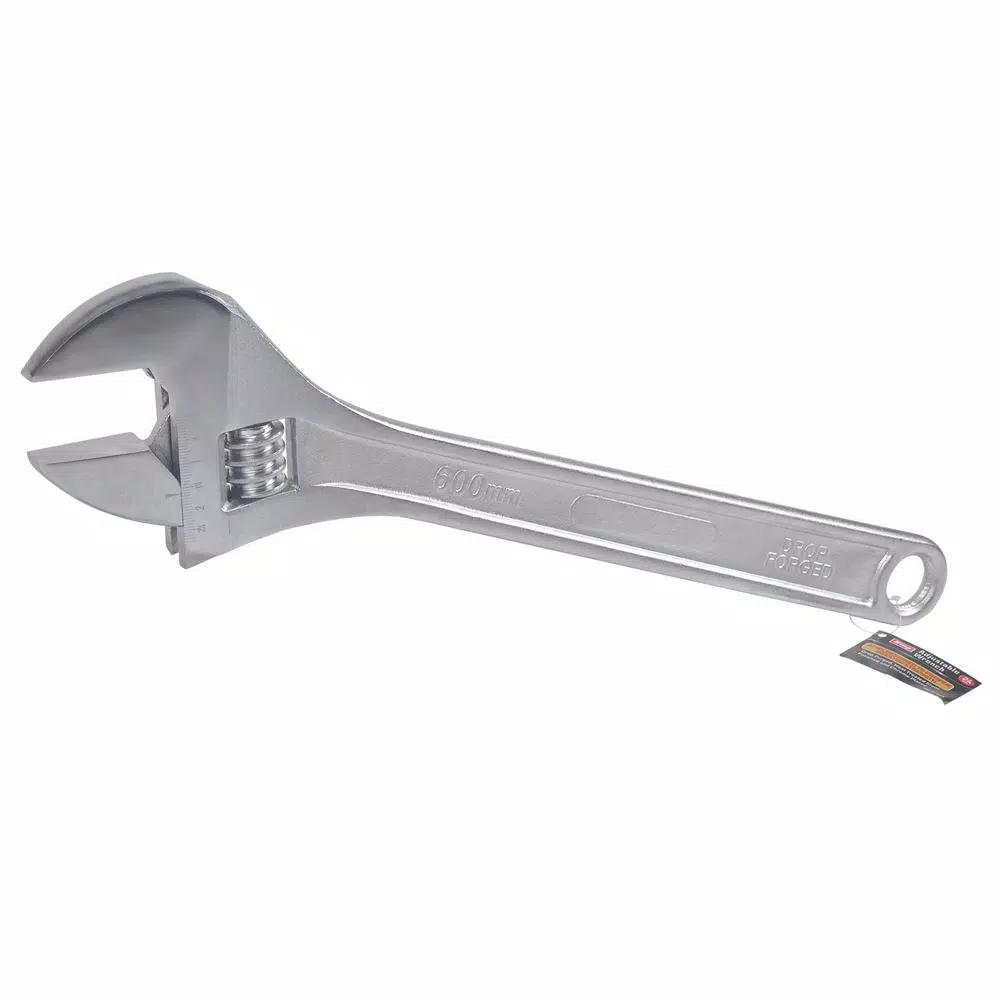 Wrenches KING 24 In. Adjustable Chrome – Plated Steel Wrench 3 Wrenches KING 24 In. Adjustable Chrome – Plated Steel Wrench