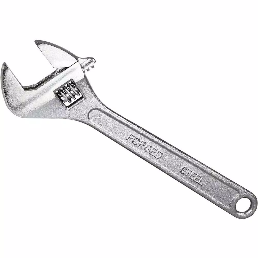 Wrenches KING 24 In. Adjustable Chrome – Plated Steel Wrench 4 Wrenches KING 24 In. Adjustable Chrome – Plated Steel Wrench - Image 2