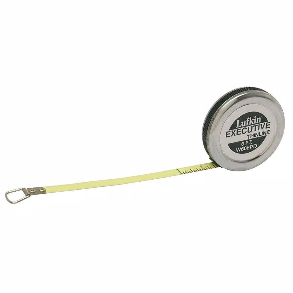Measuring Tools Lufkin 1/4 In. X 6 Ft. Executive Diameter Engineer’s Tape Measure 3 Measuring Tools Lufkin 1/4 In. X 6 Ft. Executive Diameter Engineer’s Tape Measure