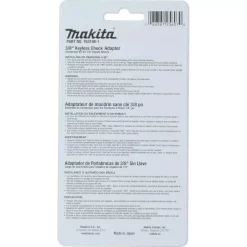 Drill Attachments Makita 3/8 In. Metal Keyless Chuck For Impact Driver -Deals Power Tool Accessories Store makita drill attachments 763198 1 4f 1000
