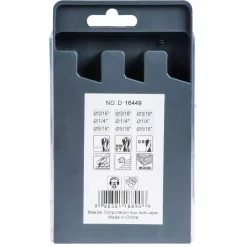 Drill Bits Makita 9-Piece Assorted Drill Bit Set Metal Wood Masonry Straight Shank -Deals Power Tool Accessories Store makita drill bit sets d 16449 4f 1000