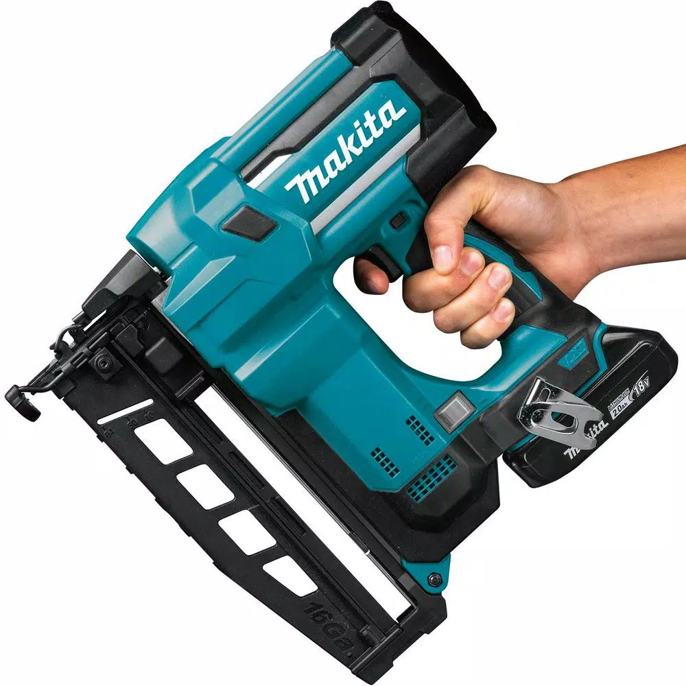 Nail Guns Makita 2-1/2 In. 18-Volt 16-Gauge LXT Cordless Straight Finish Nailer Kit (2.0 Ah) With Bonus 18-Volt LXT Battery Pack 2.0Ah 13 Nail Guns Makita 2-1/2 In. 18-Volt 16-Gauge LXT Cordless Straight Finish Nailer Kit (2.0 Ah) With Bonus 18-Volt LXT Battery Pack 2.0Ah - Image 11