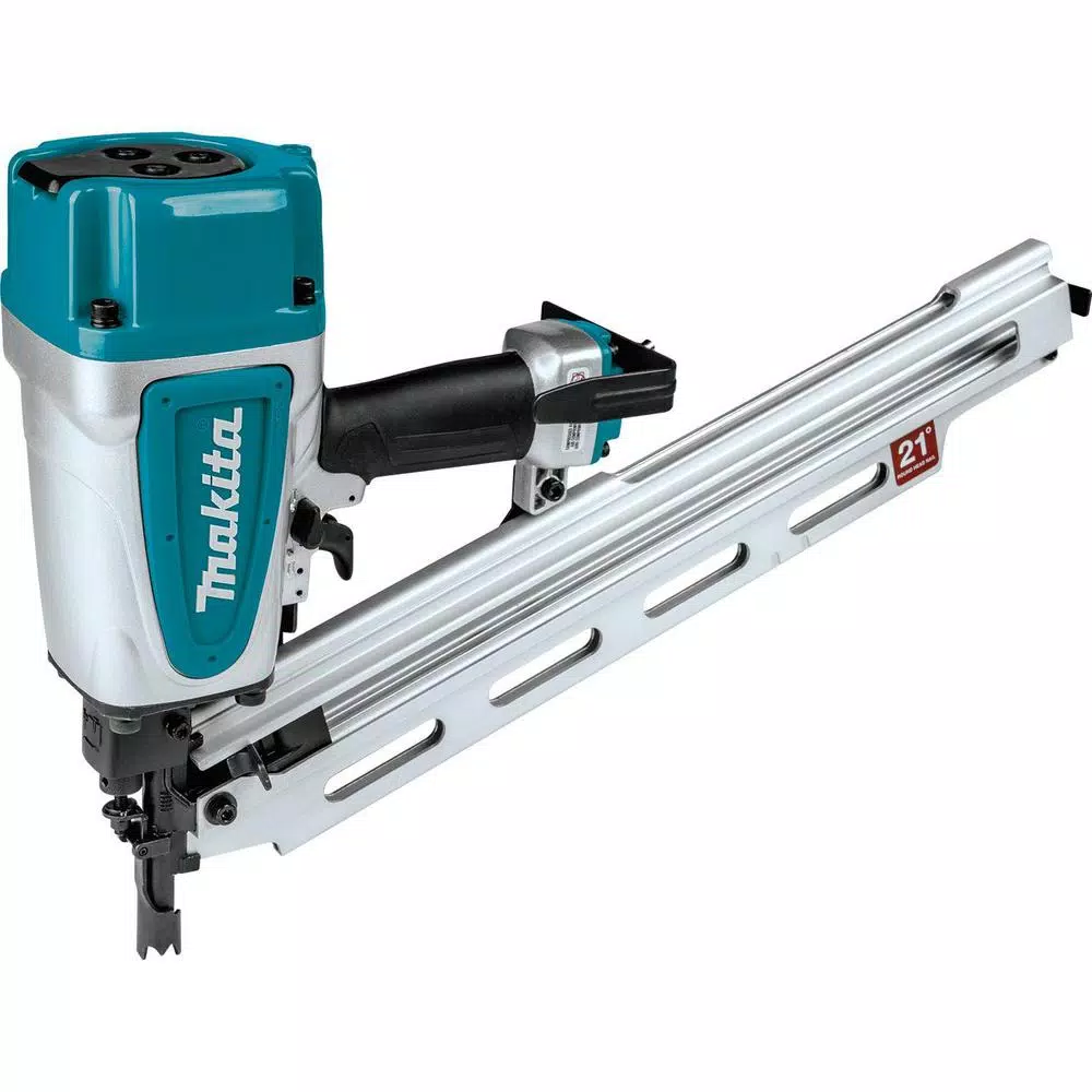 Nail Guns Makita 3-1/2 In. 21° Pneumatic Full Round Head Framing Nailer 3 Nail Guns Makita 3-1/2 In. 21° Pneumatic Full Round Head Framing Nailer