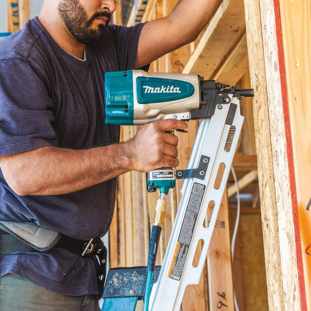 Nail Guns Makita 3-1/2 In. 21° Pneumatic Full Round Head Framing Nailer 15 Nail Guns Makita 3-1/2 In. 21° Pneumatic Full Round Head Framing Nailer - Image 13